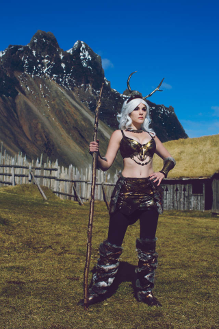 Reilena as a Viking